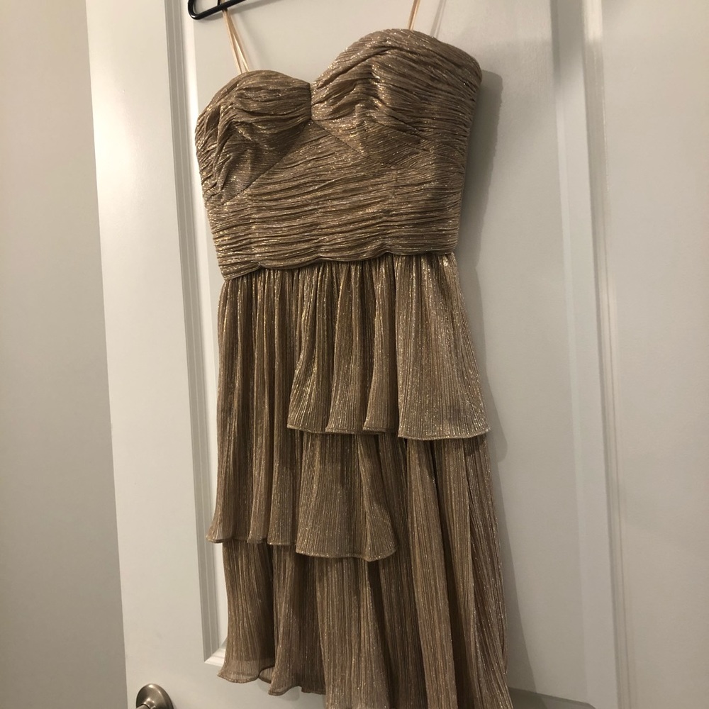 NWT Gold Max and Cleo Dress